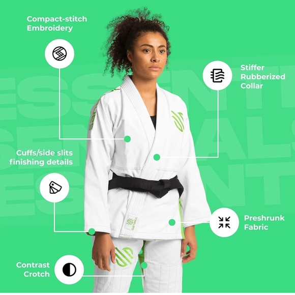 Sanabul Essential BJJ Gi for Women | Brazilian Jiu Jitsu Gi for Women - Picture 5 of 9